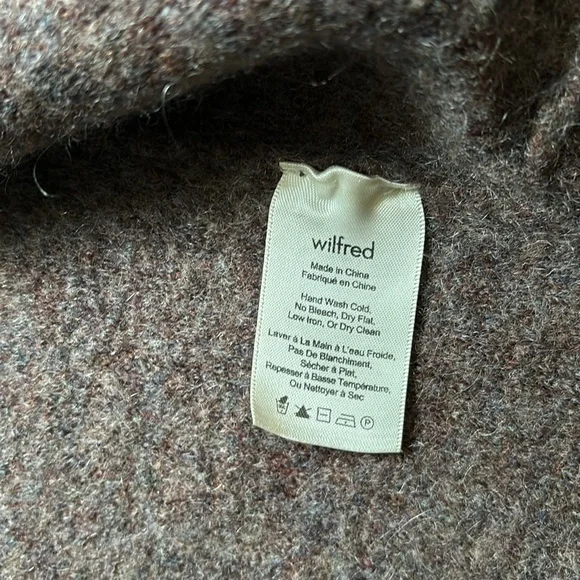 🔥Wilfred🔥 | Brown Dunkirk wool and mohair blend sweater long vest - Picture 7 of 10